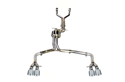 AWE Tuning Track Edition Exhaust for Audi C7 S7 4.0T - Chrome Silver Tips 3020-42044