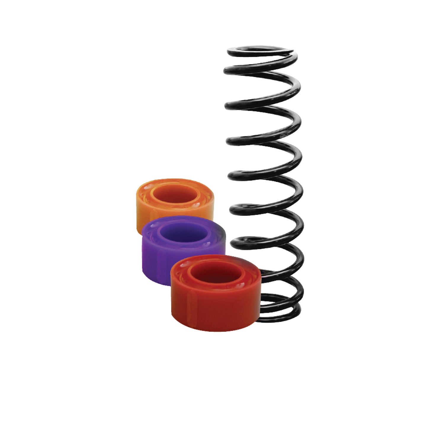 Longacre 1 1/4" Large Spacing Coil-Over Spring Rubber Blue Hard 52-61051