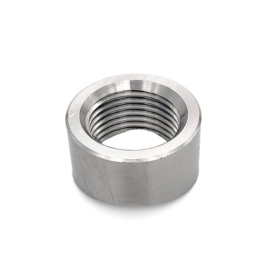 M18 x 1.5 O2 Sensor Bung - Coped for 3.000"-5.000" OD Tube - 304 Stainless