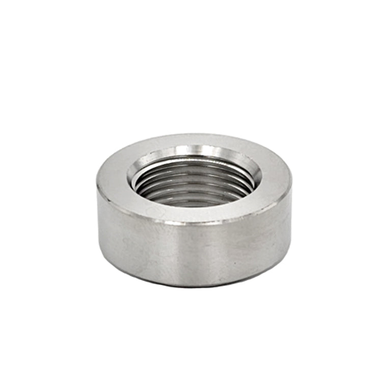 M18 x 1.5 O2 Sensor Bung - Stepped (Flat Bottom) - Mild Steel