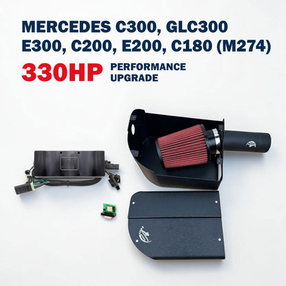 330HP Performance Upgrade For M274 2.0L Mercedes C300, GLC300, E300, C200, E200, C180 | Palenon Performance