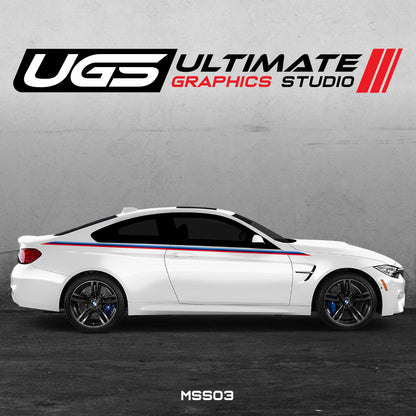 BMW M4 - Stripe Side Graphics Decals