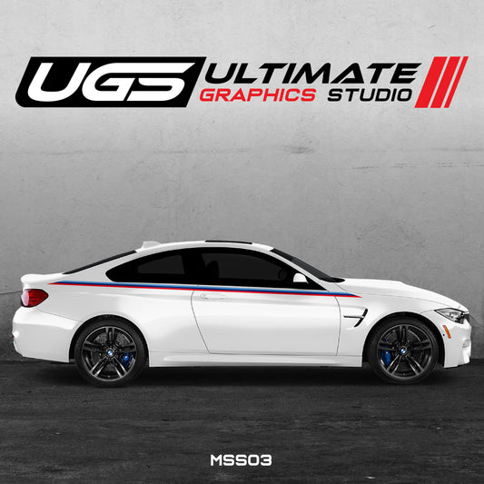 BMW M4 - Stripe Side Graphics Decals