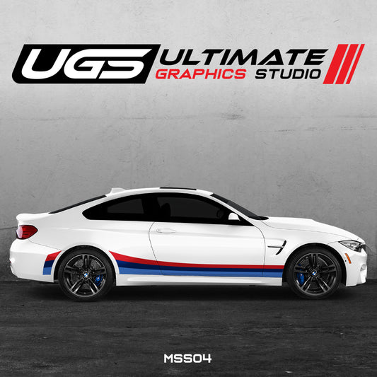 BMW - Performance Kit Skirt Side Graphics Decals