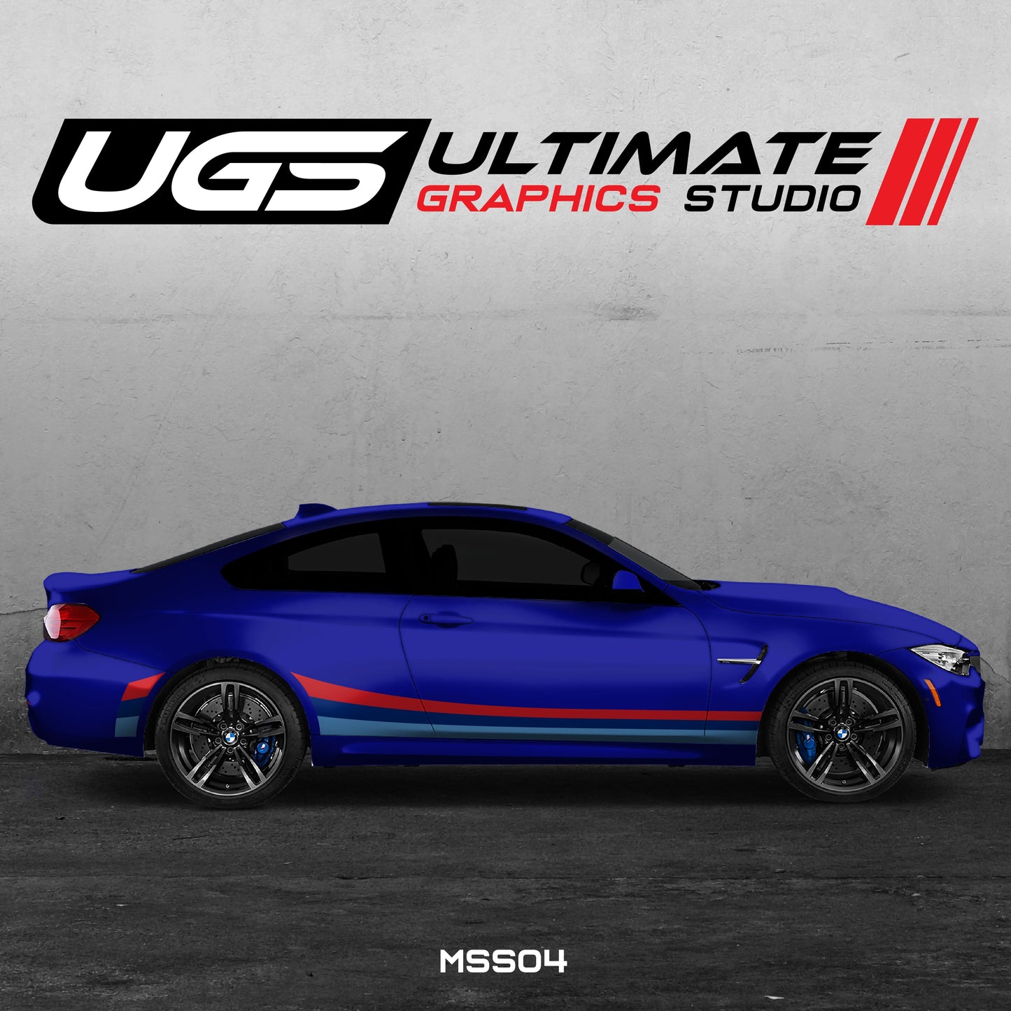 BMW - Performance Kit Skirt Side Graphics Decals