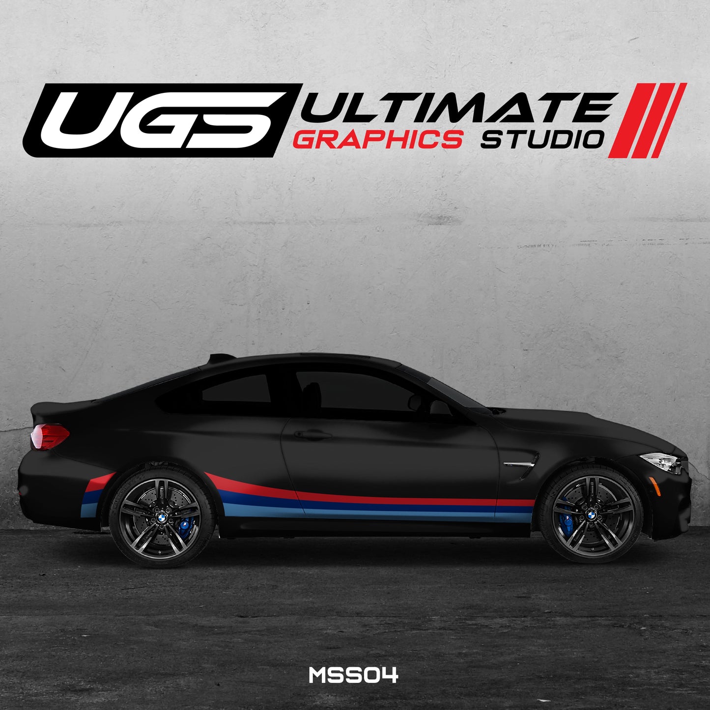 BMW - Performance Kit Skirt Side Graphics Decals