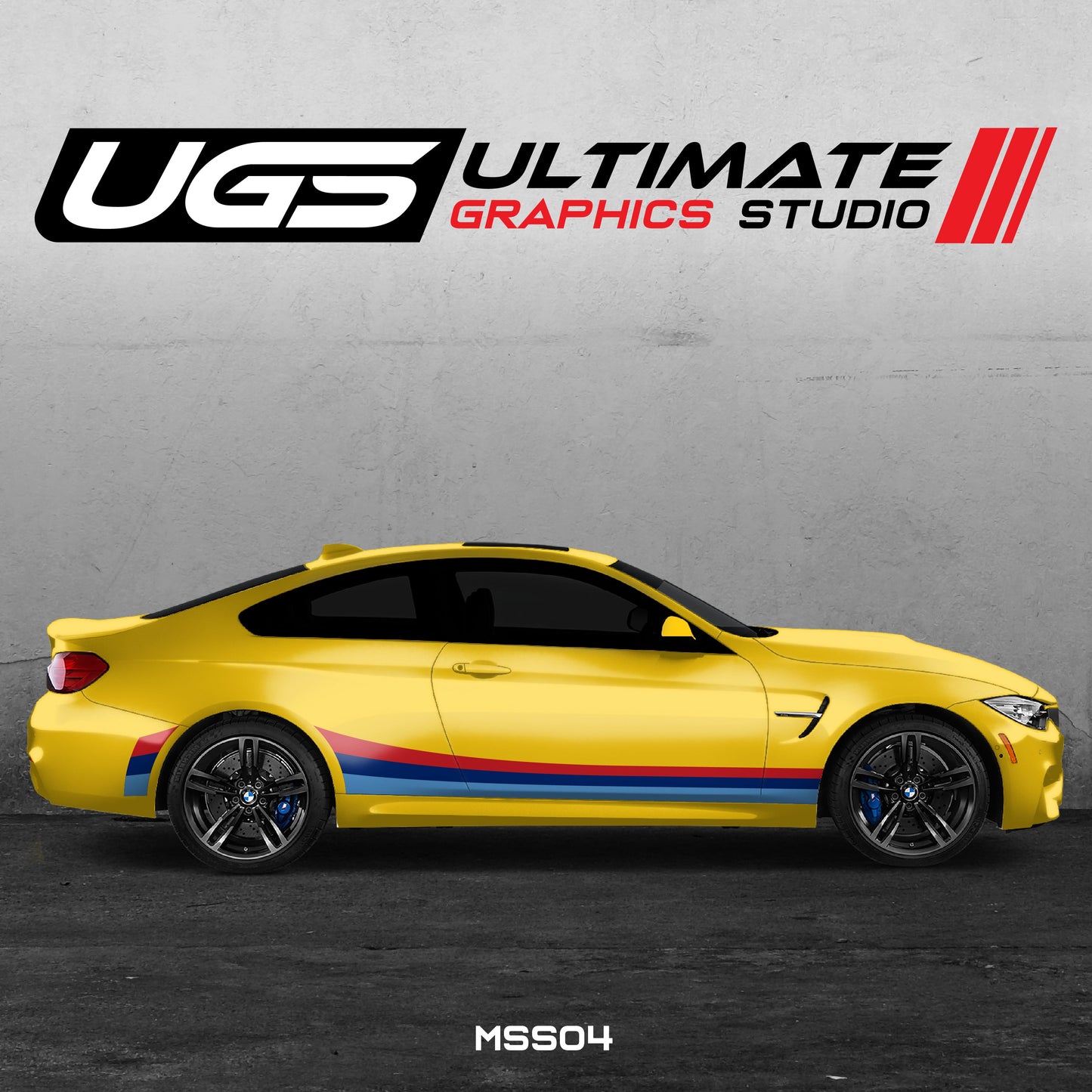 BMW - Performance Kit Skirt Side Graphics Decals