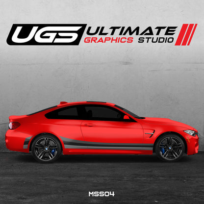 BMW - Performance Kit Skirt Side Graphics Decals