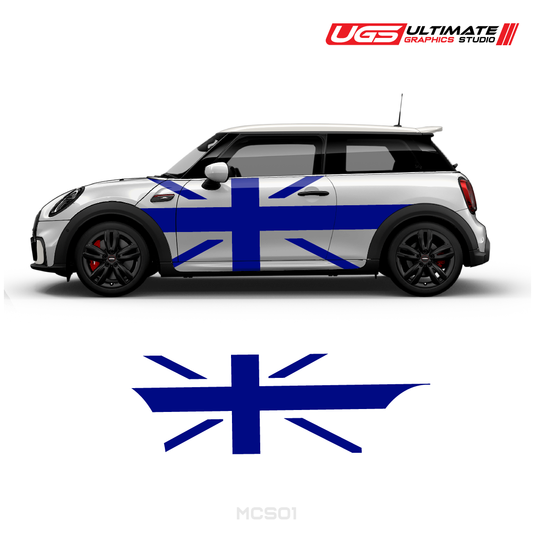 Mini Cooper Flag Side Graphics