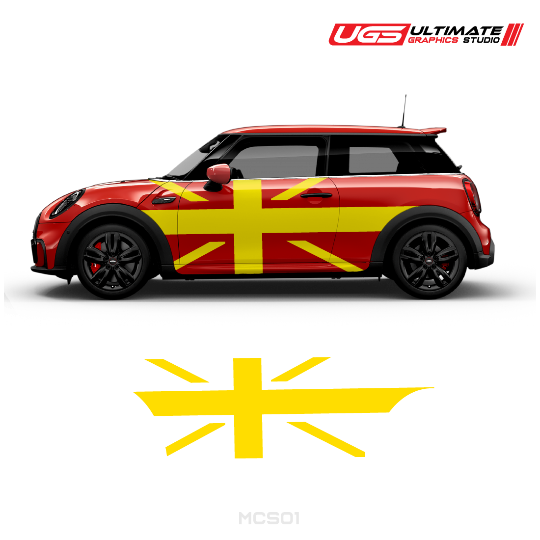 Mini Cooper Flag Side Graphics