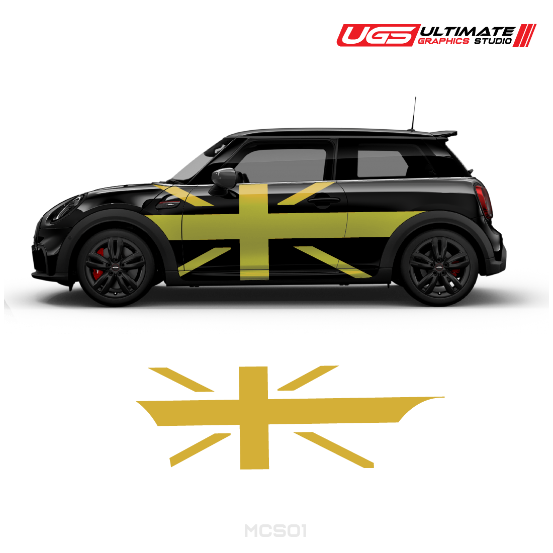 Mini Cooper Flag Side Graphics
