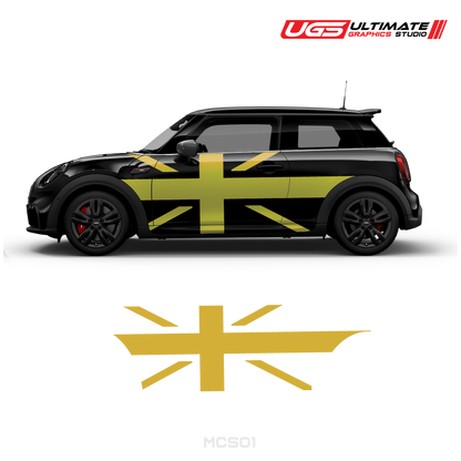 Mini Cooper Flag Side Graphics