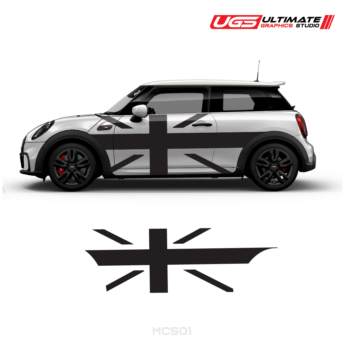 Mini Cooper Flag Side Graphics