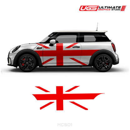 Mini Cooper Flag Side Graphics