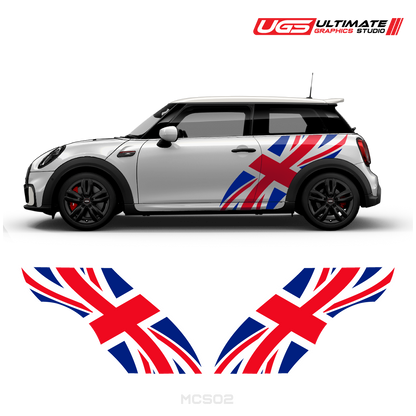 Mini Cooper Flag Side Graphics