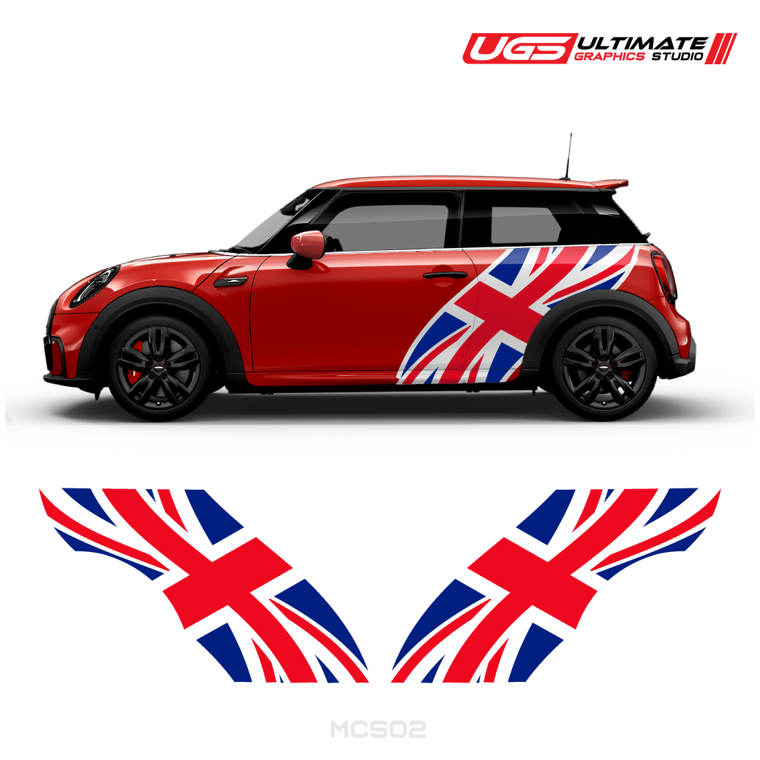 Mini Cooper Flag Side Graphics