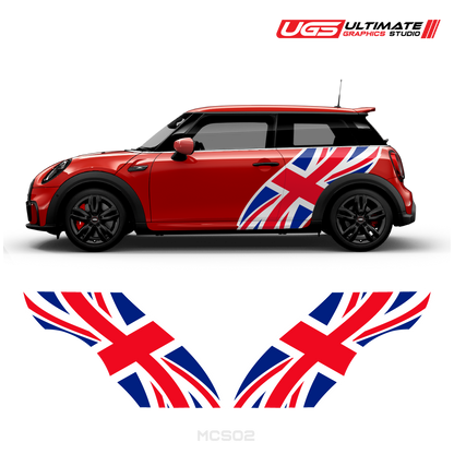 Mini Cooper Flag Side Graphics