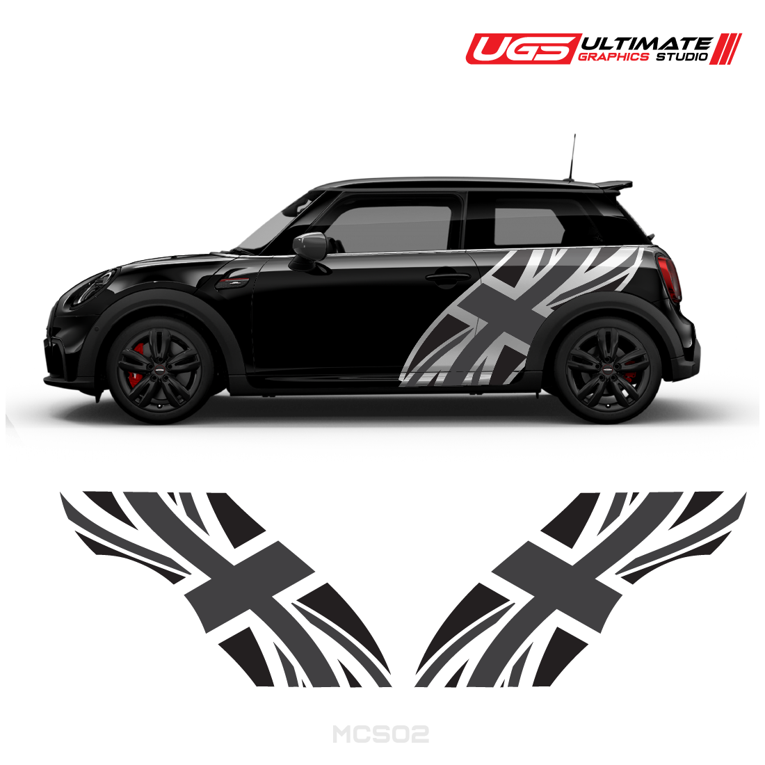 Mini Cooper Flag Side Graphics