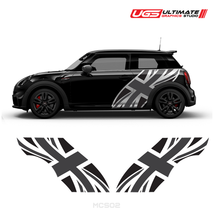Mini Cooper Flag Side Graphics