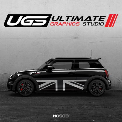 Mini Cooper Side Flag Graphics