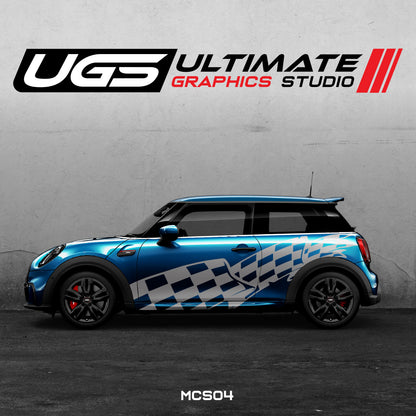 Mini Cooper Side Flag Graphics