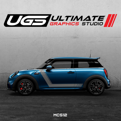 Mini Cooper Side Graphics Custom Text