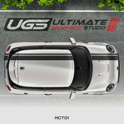 Mini Cooper Top Dual Stripe 1 Color