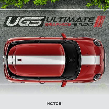 Mini Cooper Top Dual Stripe 1 Color