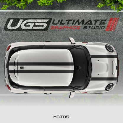 Mini Cooper Dual Top Stripes