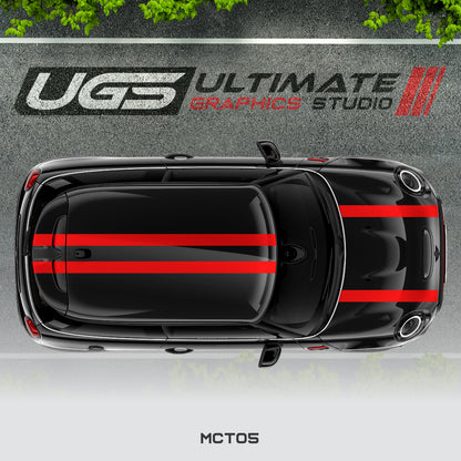 Mini Cooper Dual Top Stripes