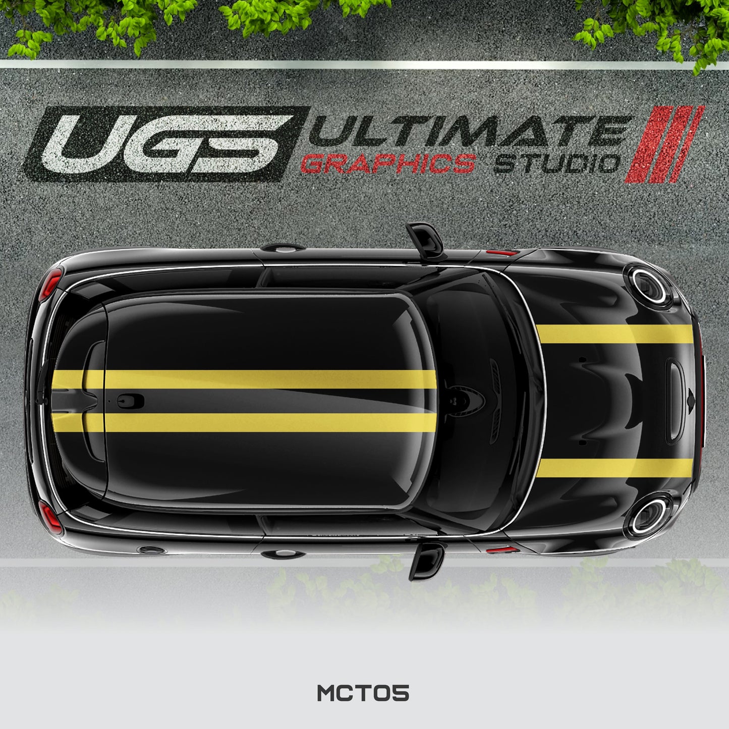 Mini Cooper Dual Top Stripes