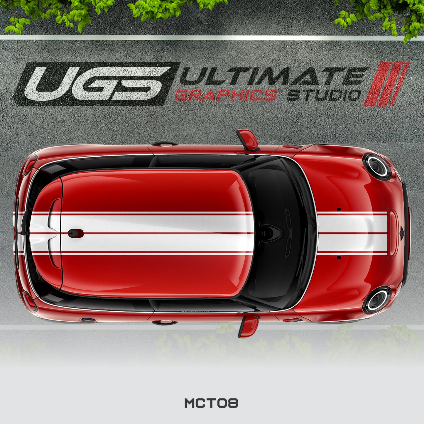 Mini Cooper Dual Top Stripes