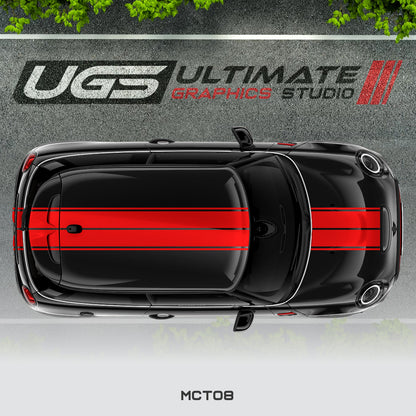 Mini Cooper Dual Top Stripes