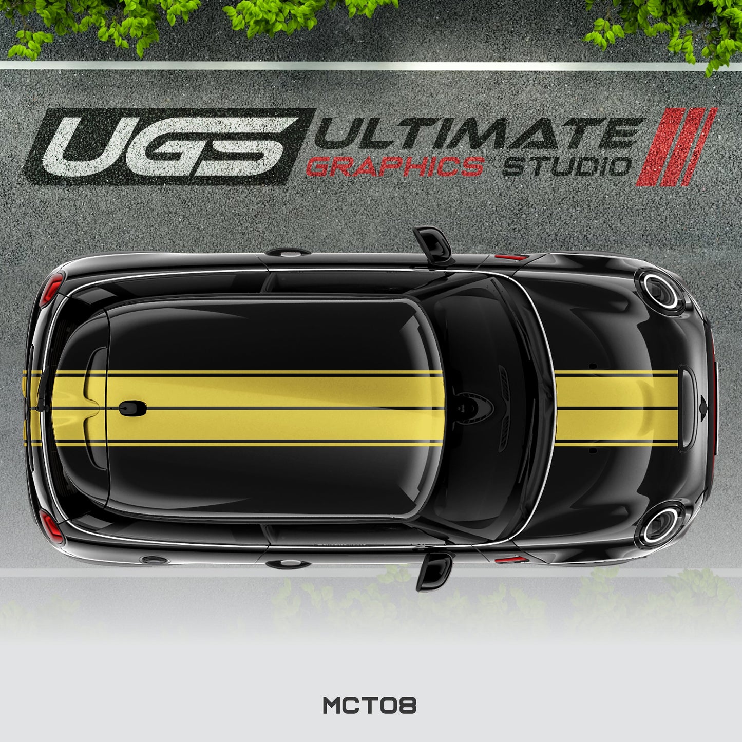 Mini Cooper Dual Top Stripes