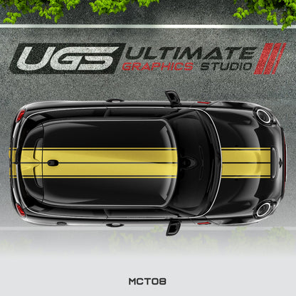 Mini Cooper Dual Top Stripes