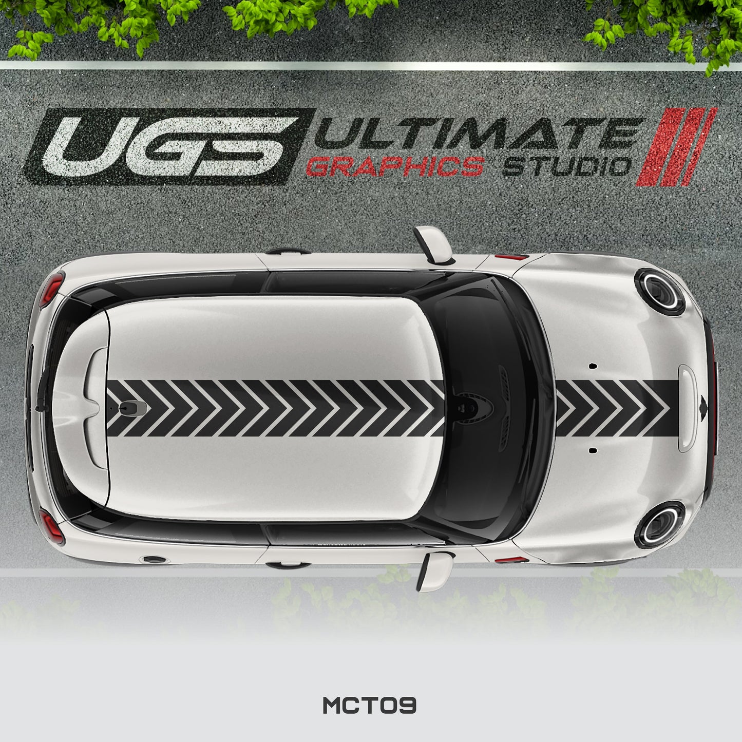Mini Cooper Top Stripe