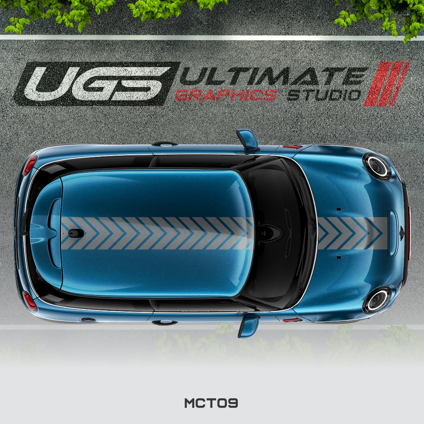 Mini Cooper Top Stripe