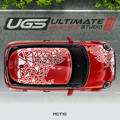 Mini Cooper Top Abstract Pattern Graphics