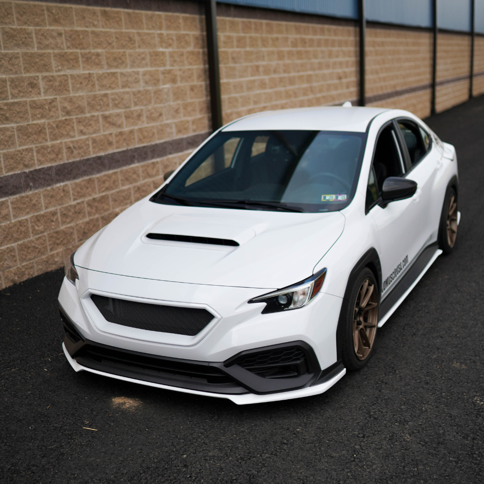 JDMuscle [22-25 WRX] CS Style V1 Front Bumper Grille-Paint Matched/Gloss Black