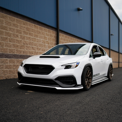 JDMuscle [22-25 WRX] CS Style V1 Front Bumper Grille-Paint Matched/Gloss Black