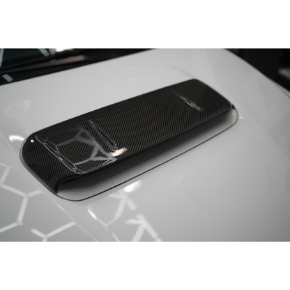 JDMuscle [22-25 WRX] Tanso Carbon Fiber Hood Scoop Cover V1