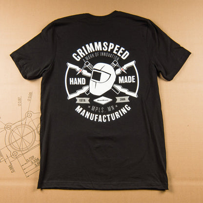 GrimmSpeed MFG "Hand-Made" T-Shirt Fitted - Black GRM058161