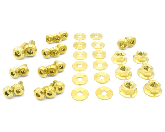 Stage 1 Titanium Hardware Engine Bay Kit - Mitsubishi Evo VIII