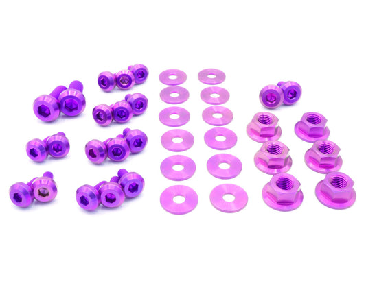 Stage 1 Titanium Hardware Engine Bay Kit - Mitsubishi Evo IX