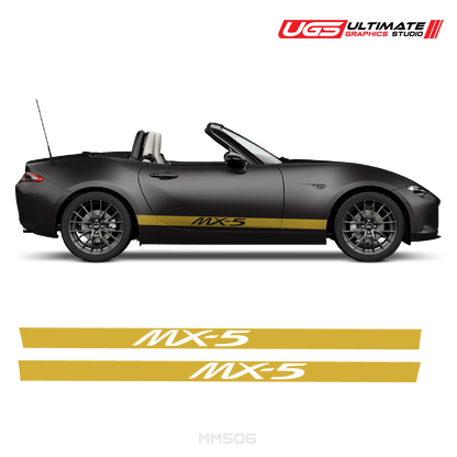 Mazda Miata Side Decal MX-5