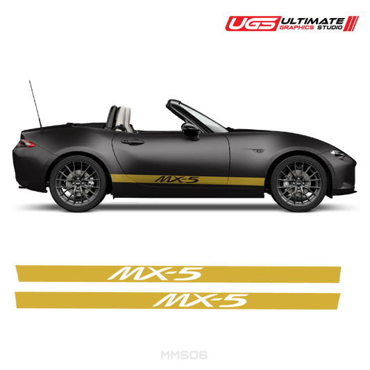 Mazda Miata Side Decal MX-5