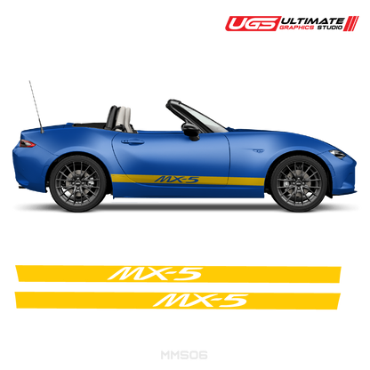 Mazda Miata Side Decal MX-5