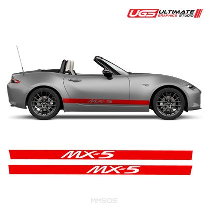 Mazda Miata Side Decal MX-5