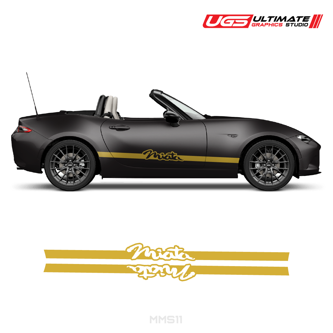 Mazda Miata Side Stripe Decal