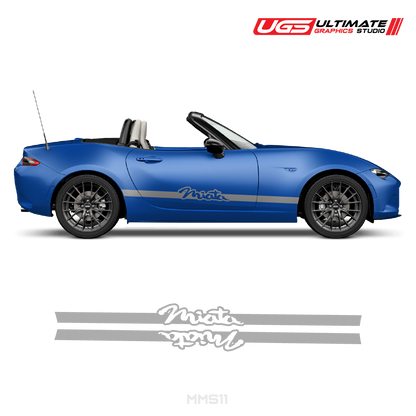Mazda Miata Side Stripe Decal